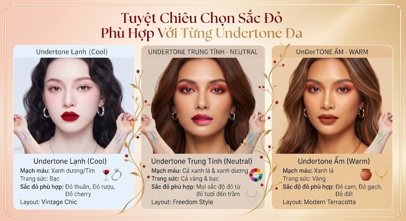 Hướng dẫn makeup tone đỏ, Các tone đỏ xu hướng - 21 Hướng dẫn makeup tone đỏ, Các tone đỏ xu hướng - 20