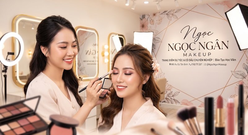 Top 10 tiệm makeup Tân Bình, Chuyên trang điểm đi tiệc - 49 Top 10 tiệm makeup Tân Bình, Chuyên trang điểm đi tiệc - 48