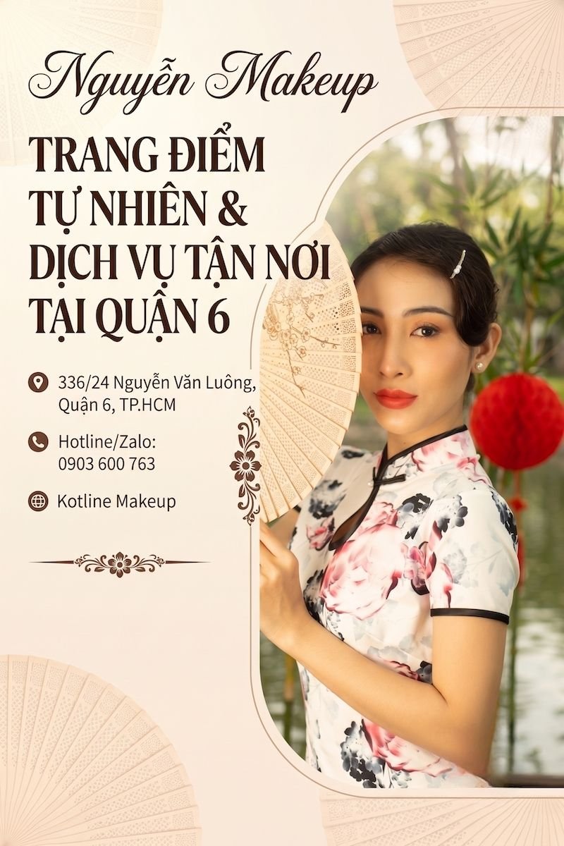 Top 10 tiệm makeup quận 6, Chuyên trang điểm đi tiệc - 25 makeup đi tiệc quận 6