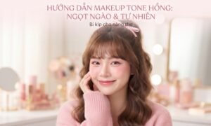 makeup tone hồng