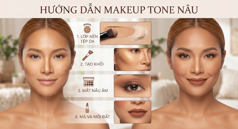 Hướng dẫn makeup tone nâu, Các tone nâu xu hướng - 29 hướng dẫn makeup tone nâu